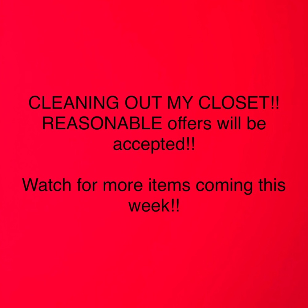 I have great clothing, shoes and bags!!